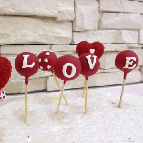 Cupcakes Saint Valentin Cake pops Amour Biscuits