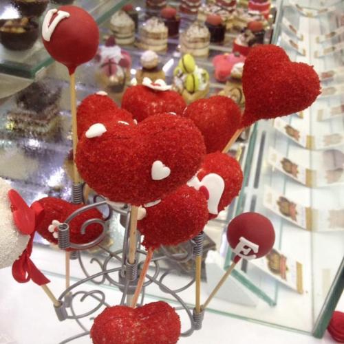 Cupcakes Saint Valentin Cake pops Amour Biscuits