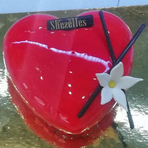 Gâteau Anniversaire Forme Cœur Heart Love Saint Valentin