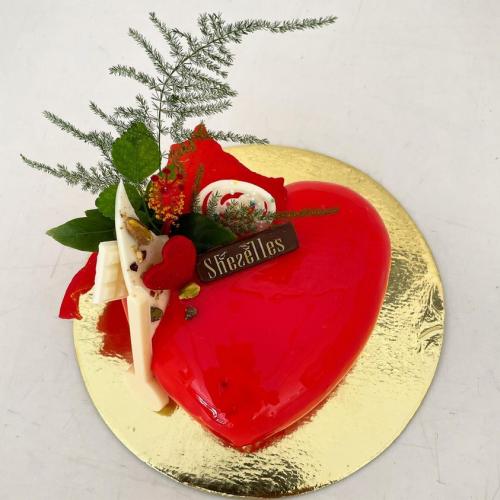 Gâteau Anniversaire Forme Cœur Heart Love Saint Valentin