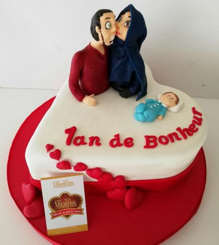 Gâteau Anniversaire Mariage Saint Valentin Amour