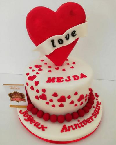 Gâteau Anniversaire Mariage Saint Valentin Amour