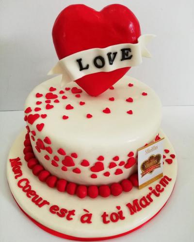 Gâteau Anniversaire Mariage Saint Valentin Amour