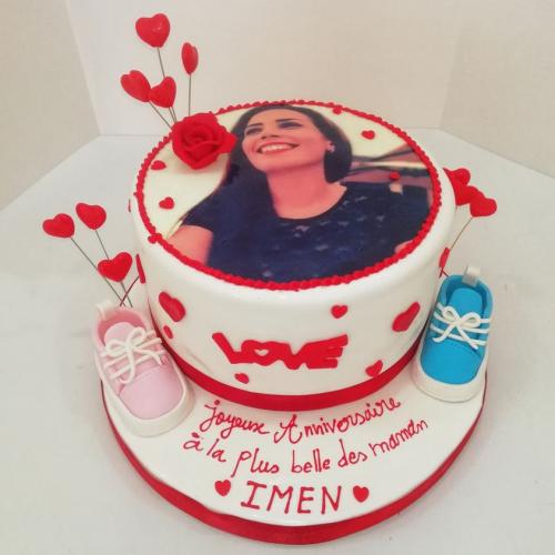 Gâteau Anniversaire Mariage Saint Valentin Amour