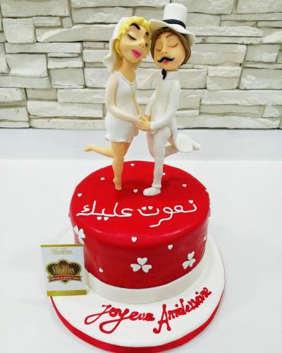 Saint Valentin Gâteau Anniversaire Mariage Amour