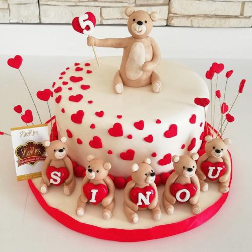 Saint Valentin Gâteau Anniversaire Mariage Amour