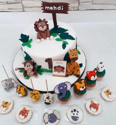 Gâteau Anniversaire Animaux Gâteau Animal Foret Ferme