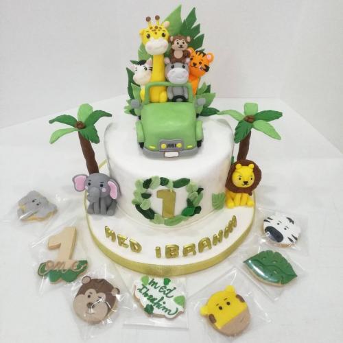Gâteau Anniversaire Animaux Gâteau Animal Foret Ferme