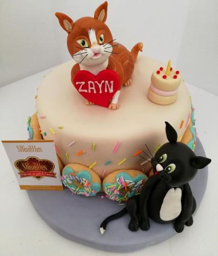 Gâteau Anniversaire Animaux Gâteau Animal Foret Ferme Chat