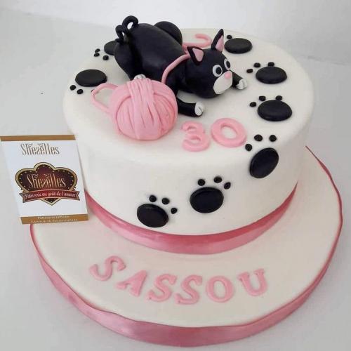 Gâteau Anniversaire Animaux Gâteau Animal Foret Ferme Chat