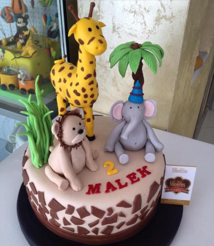 Gâteau Anniversaire Animaux Gâteau Animal Foret Ferme Girafe Lion Éléphant