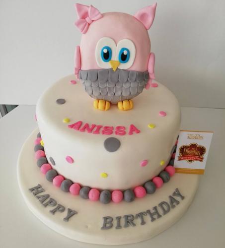 Gâteau Anniversaire Animaux Gâteau Animal Foret Ferme Hibou