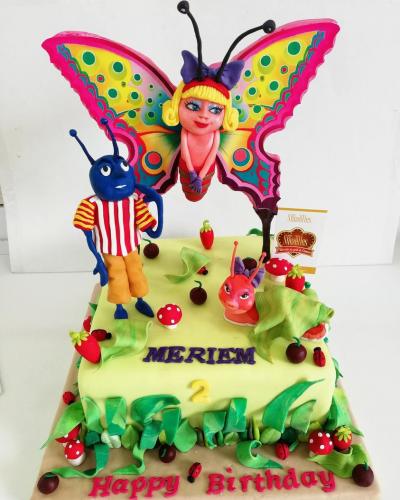 Gâteau Anniversaire Animaux Gâteau Animal Foret Ferme Papillon