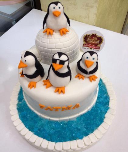 Gâteau Anniversaire Animaux Gâteau Animal Foret Ferme Pingouin