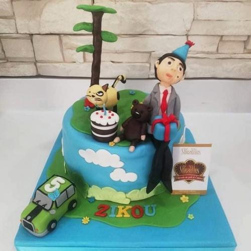 Gâteau Anniversaire Thème Personnalise Gâteau Mr Bean 
