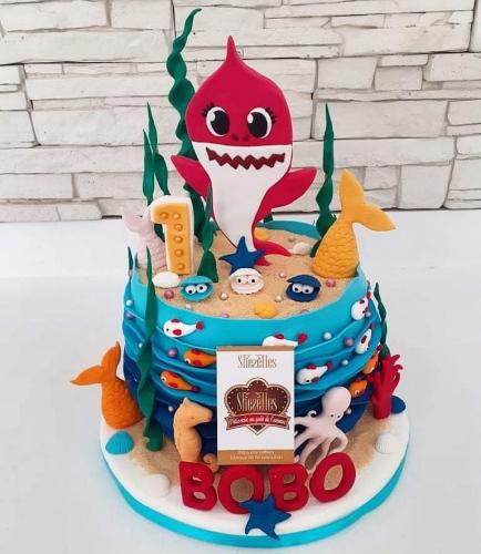 Gâteau Anniversaire Baby Shark Gâteau Baby Shark