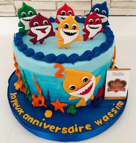 Gâteau Anniversaire Baby Shark Gâteau Baby Shark