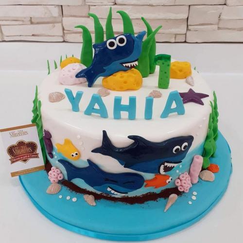 Gâteau Anniversaire Baby Shark Gâteau Baby Shark