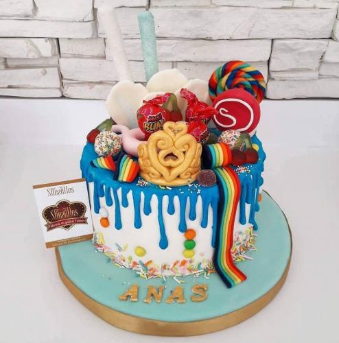 Gâteau drop cake drip cake gâteau chocolat coulant