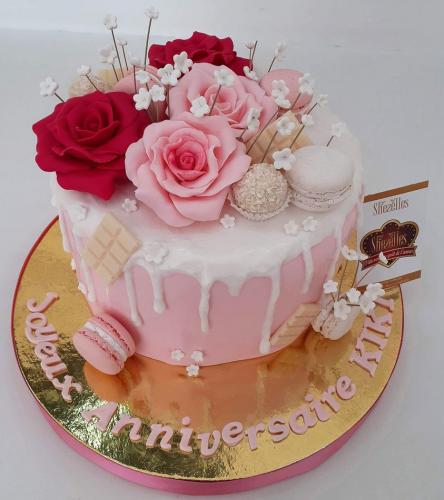 Gâteau drop cake drip cake gâteau chocolat coulant