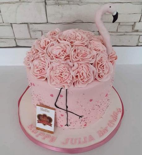 Gâteau anniversaire flamant rose gâteau flamant rose Flamingo