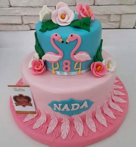 Gâteau anniversaire flamant rose gâteau flamant rose Flamingo