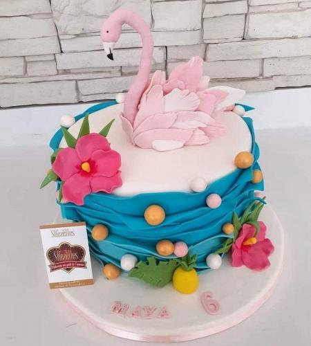 Gâteau anniversaire flamant rose gâteau flamant rose Flamingo
