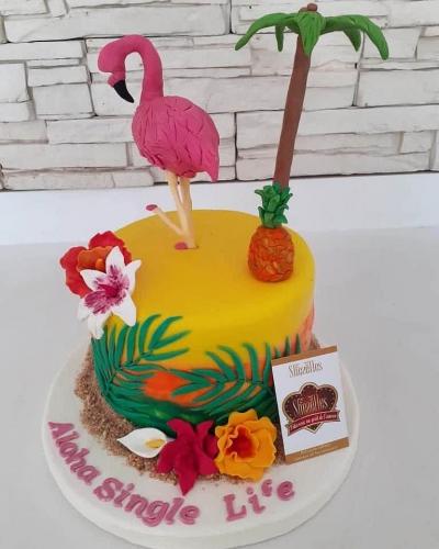 Gâteau anniversaire flamant rose gâteau flamant rose Flamingo