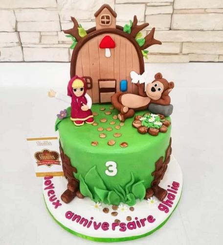 Gâteau anniversaire masha michka gâteau anniversaire masha et l'ours