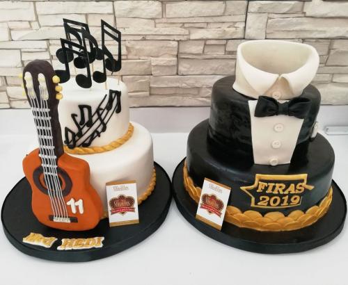 Gâteau anniversaire musique guitare gâteau spécial musique guitare guitariste