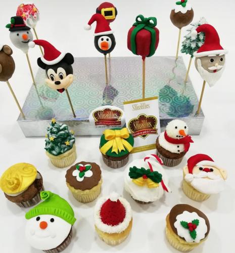 Cakepops cupcakes biscuit cookies fête noël accessoires noël cup cakes pops biscuits Noel
