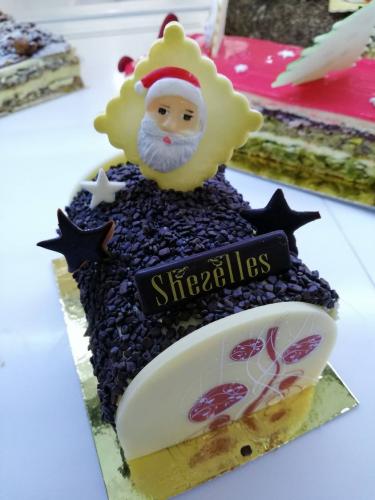 Gateau bûche noël bûche noël papa noël bûche gâteau fête noël 