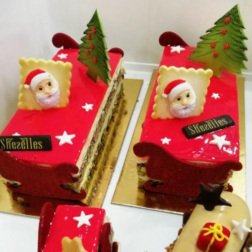 Gateau bûche noël bûche noël papa noël bûche gâteau fête noël 