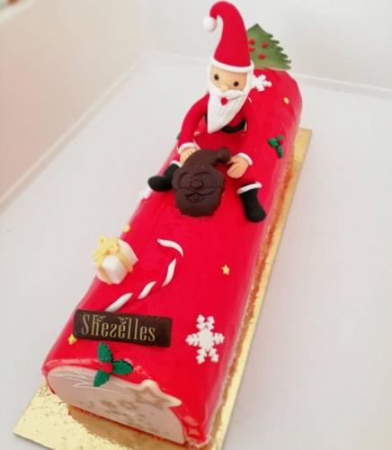 gateau buche noel buche noel papa noel buche gateau fete noel 028