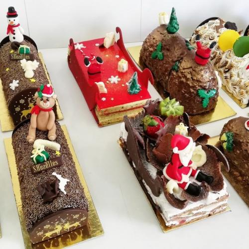 gateau buche noel buche noel papa noel buche gateau fete noel 038