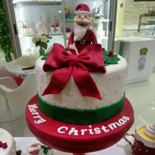 gateau noel gateau personnalise 3d noel sapin bonhomme neige traineau neige jolie gateau noel 003