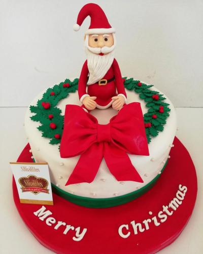 gateau noel gateau personnalise 3d noel sapin bonhomme neige traineau neige jolie gateau noel 007