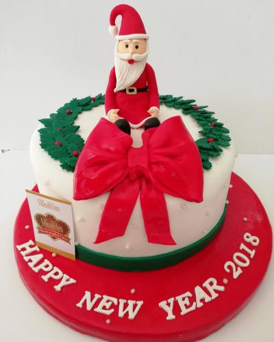 gateau noel gateau personnalise 3d noel sapin bonhomme neige traineau neige jolie gateau noel 008