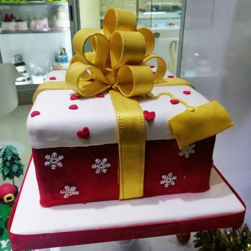 gateau noel gateau personnalise 3d noel sapin bonhomme neige traineau neige jolie gateau noel 019