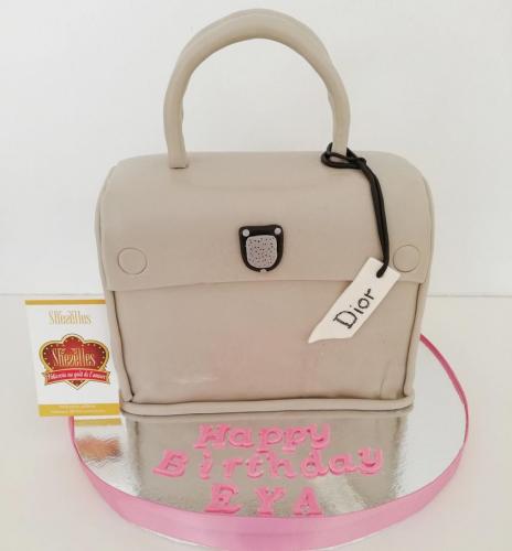 Gâteau anniversaire sac shopping gâteau sac main dior chanel louis vuiton YSL