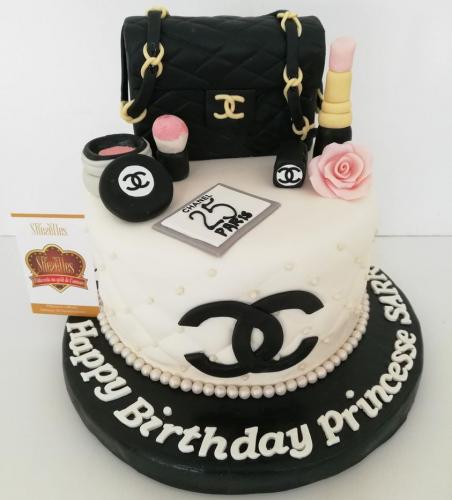 Gâteau anniversaire sac shopping gâteau sac main dior chanel louis vuiton YSL