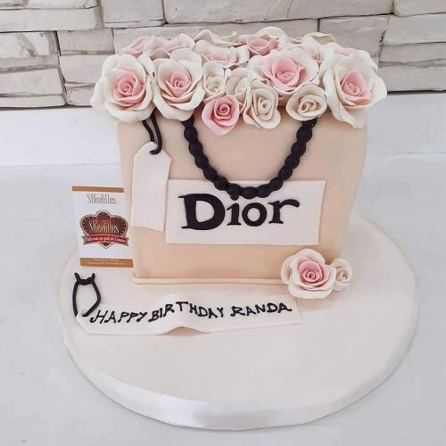 Gâteau anniversaire sac shopping gâteau sac main dior chanel louis vuiton YSL