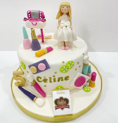 Gâteau pour femme chic luxe maquillage femme gâteau saint valentin femme love amour dior lv ysl luxe