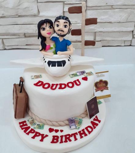 Gâteau anniversaire homme chic lv dior ysl gâteau saint valentin amour amoureux