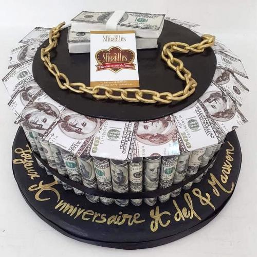 Gâteau anniversaire homme chic lv dior ysl gâteau saint valentin amour amoureux