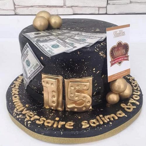 Gâteau anniversaire homme chic lv dior ysl gâteau saint valentin amour amoureux