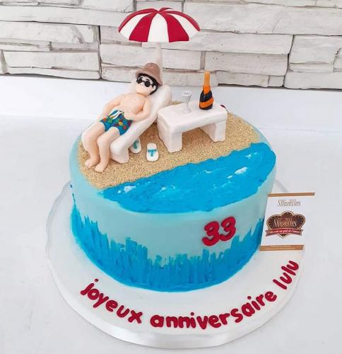 Gâteau anniversaire homme chic lv dior ysl gâteau saint valentin amour amoureux