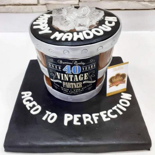 Gâteau anniversaire homme chic lv dior ysl gâteau saint valentin amour amoureux
