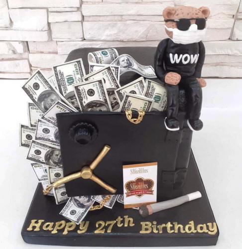 Gâteau anniversaire homme chic lv dior ysl gâteau saint valentin amour amoureux
