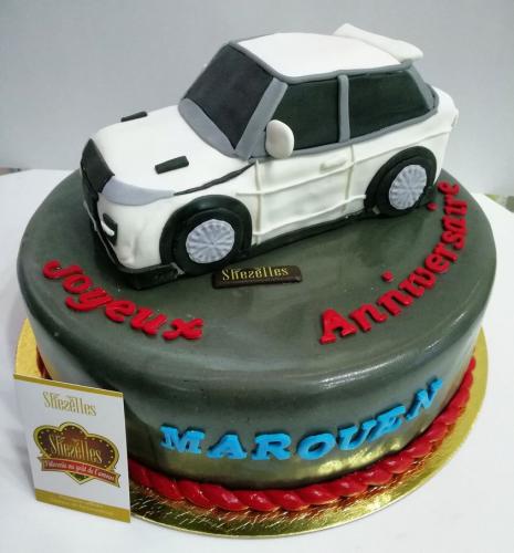 Gâteau pour homme voiture auto moto camion vedette yacht gâteau F1 homme